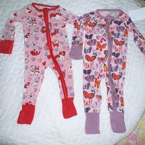 LITTLE SLEEPIES bundle. Size 0-3. Gently used